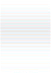 Lined Paper - A4 Full Page - Year 1 Class Pack Of 250 YI77344