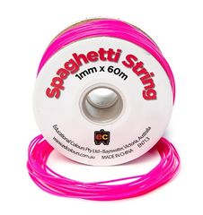 Spaghetti String Fluoro Pink 9314289014537