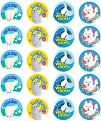 Stickers - Polar Animals - Pk 100  RIC9245