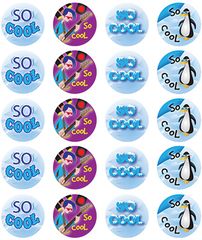 Stickers - So Cool - Pk 100  9321862005493