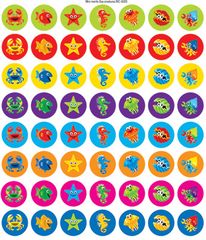 Stickers - Sea Creatures Mini Merit - Pk 280  9321862004120