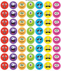Stickers - Funny Faces Mini Merit - Pk 280  9321862004090