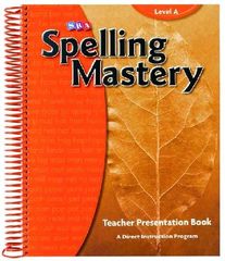 Spelling Mastery Level A Teacher Materials 9780076044887