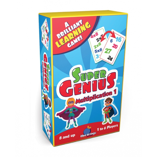 Super Genius Multiplication 1 Card Game | Harleys - The Educational ...